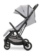 LORELLI Carucior pentru copii Calista Grey pliere automata cadru din aluminiu spatar reglabil 3 pozitii copertina extensibila 0-48 luni pana la 22 kg