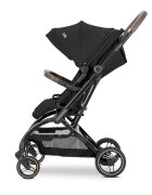 LORELLI Carucior pentru copii Makaya Black cu scaun rotativ 360 grade cadru din aluminiu suspensii greutate suportata 22 kg