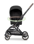 LORELLI Carucior pentru copii Makaya Black cu scaun rotativ 360 grade cadru din aluminiu suspensii greutate suportata 22 kg