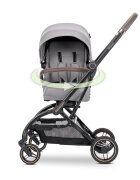 LORELLI Carucior pentru copii Makaya Grey cu scaun rotativ 360 grade cadru din aluminiu suspensii greutate suportata 22 kg