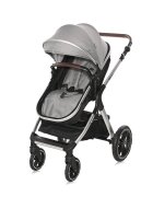 LORELLI Carucior pentru copii Viola Opaline Grey transformabil cu suspensii cadru din aluminiu parte sport reversibila bara frontala detasabila multiple accesorii greutate admisa 22 kg