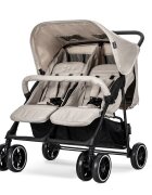 LORELLI Carucior pentru gemeni Twin Beige reglabil individual geanta pentru mama si huse pentru picioare