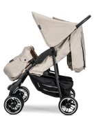 LORELLI Carucior pentru gemeni Twin Beige reglabil individual geanta pentru mama si huse pentru picioare