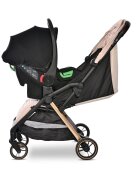 LORELLI Carucior pentru nou-nascut autofold Loret ultra-light pana la 22 kg Beige
