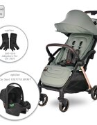 LORELLI Carucior pentru nou-nascut autofold Loret ultra-light pana la 22 kg Green