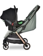 LORELLI Carucior pentru nou-nascut autofold Loret ultra-light pana la 22 kg Green