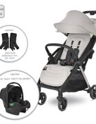LORELLI Carucior pentru nou-nascut autofold Loret ultra-light pana la 22 kg Grey Jasper