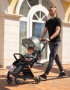 LORELLI Carucior pentru nou-nascut autofold Loret ultra-light pana la 22 kg Grey Jasper