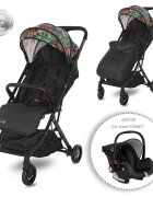 LORELLI Carucior pentru nou-nascut Myla tip troller tropical flowers