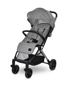 LORELLI Carucior pentru nou-nascut Ribera tip troler dimensiuni compatibile avion Grey Icy