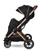 LORELLI Carucior pentru nou-nascut Storm pana la 22 kg cadru aluminiu Luxe Black