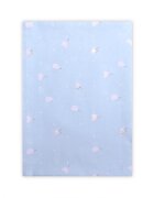 LORELLI Cearceaf bumbac ranforce 100 x 150 cm Train Blue