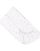 LORELLI Cearceaf cu banda elastica bumbac ranforce 60 x 120 cm Happy Friends Mint