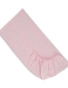 LORELLI Cearceaf cu banda elastica bumbac ranforce 60 x 120 cm Pink Sky