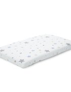 LORELLI Cearceaf cu elastic pentru patut 98x65 cm din bumbac ranforce Blue