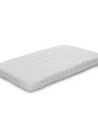 LORELLI Cearceaf cu elastic pentru patut 98x65 cm din bumbac ranforce Grey Sky