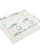 LORELLI Covoras de joaca termic pentru copii Funny City Stars din spuma XPE design cu doua fete pliabil 180x200 cm