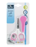 LORELLI Forfecuta de unghii pentru bebelusi cu suport de protectie 0 luni+ Blush Pink