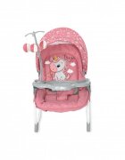 LORELLI Fotoliu balansoar Dream Time Rose Velvet Unicorn