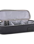 LORELLI Geanta termica pentru mancare Avy 3 cu compartimente detasabile 33x11x10 cm black