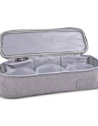 LORELLI Geanta termica pentru mancare Avy cu 3 compartimente detasabile 33x11x10 cm grey