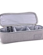 LORELLI Geanta termica pentru mancare Avy cu 3 compartimente detasabile 33x11x10 cm grey