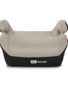 LORELLI Inaltator auto cu isofix Malibu Beige 6-12 ani 125-150 cm cu conectori pentru ghidaj