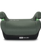 LORELLI Inaltator auto cu isofix Malibu Green 6-12 ani 125-150 cm cu conectori pentru ghidaj