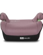 LORELLI Inaltator auto cu isofix Malibu Pink 6-12 ani 125-150 cm cu conectori pentru ghidaj