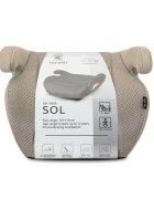LORELLI Inaltator auto pentru copii Sol Beige i-Size 125-150 cm husa detasabila si lavabila 6-12 ani