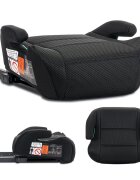 LORELLI Inaltator auto pentru copii Zen Black i-Size cu isofix conectori pentru ghidaj 125-150 cm 6-12 ani