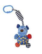 LORELLI Jucarie de plus 13 cm clopotel si oglinda 0 luni+ catelus