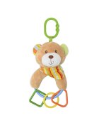 LORELLI Jucarie de plus 20 cm cu forme geometrice zornaitoare 0 luni+ ursulet