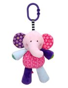 LORELLI Jucarie de plus 24 cm muzicala 0 luni+ elefant