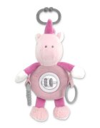 LORELLI Jucarie de plus cu inel pentru agatat Unicorn Roz 24 cm 0 luni+