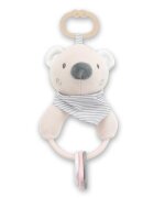 LORELLI Jucarie de plus Ursulet Beige 20 cm cu forme geometrice zornaitoare 0 luni+
