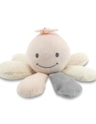 LORELLI Jucarie din plus cu zornaitoare si zona fosnaitoare Octopus Natural Beige 0 luni+
