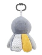 LORELLI Jucarie din plus cu zornaitoare si zona fosnaitoare Octopus Natural Grey 0 luni+