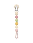 LORELLI Lant pentru suzeta din silicon clips de prindere BPA free Pink Mix