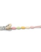 LORELLI Lant pentru suzeta din silicon clips de prindere BPA free Pink Mix