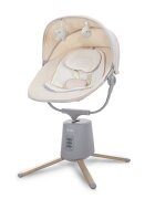 LORELLI Leagan electric pentru bebelusi Storky Beige bluetooth telecomanda 5 viteze de leganare potrivit 0-6 luni