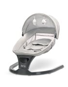 LORELLI Leagan electric Siena Light Grey 0-12 luni 5 viteze de leganare senzor inteligent de miscare telecomanda panou muzical