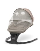 LORELLI Leagan electric Siena Mocha 0-12 luni 5 viteze de leganare senzor inteligent de miscare telecomanda panou muzical