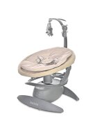 LORELLI Leagan electric Toscana Beige Dots rotativ panou muzical telecomanda