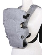 LORELLI Marsupiu Between pana la 9 Kg 2 pozitii Grey Black