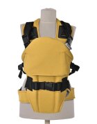 LORELLI Marsupiu Weekend Lemon Curry Black cu 3 pozitii incusiv pozitia de alaptare