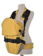 LORELLI Marsupiu Weekend Lemon Curry Black cu 3 pozitii incusiv pozitia de alaptare
