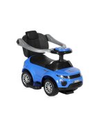 LORELLI Masinuta copii de impins Blue cu maner parental spatar inalt spatiu pentru depozitarea jucariilor functii muzicale lumini inaltime de la sol la sezut 25 cm