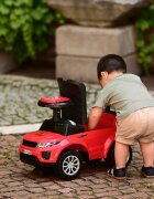 LORELLI Masinuta pentru copii fara pedale Red cu muzica sunete si lumini spatar inalt spatiu pentru depozitarea jucariilor protectie impotriva rasturnarii inaltime de la sol la sezut 25 cm