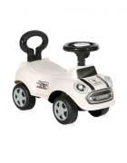 LORELLI Masinuta pentru copii Mini White fara pedale spatar cu functie de impingere protectie impotriva rasturnarii functii muzicale lumini inaltime de la sol la sezut 20 cm
